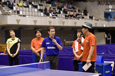 Exhibition matches Ambassador, Ms.Fujii vs YOSHIMOTO ENTERTAINER